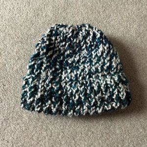 Hand-knit hat